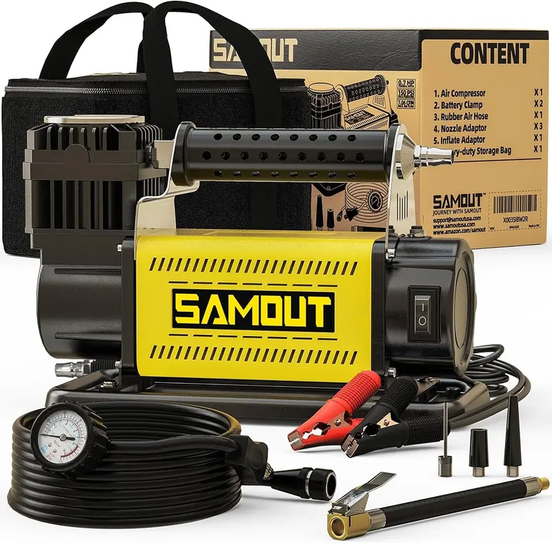 SAMOUT 12V Air Compressor