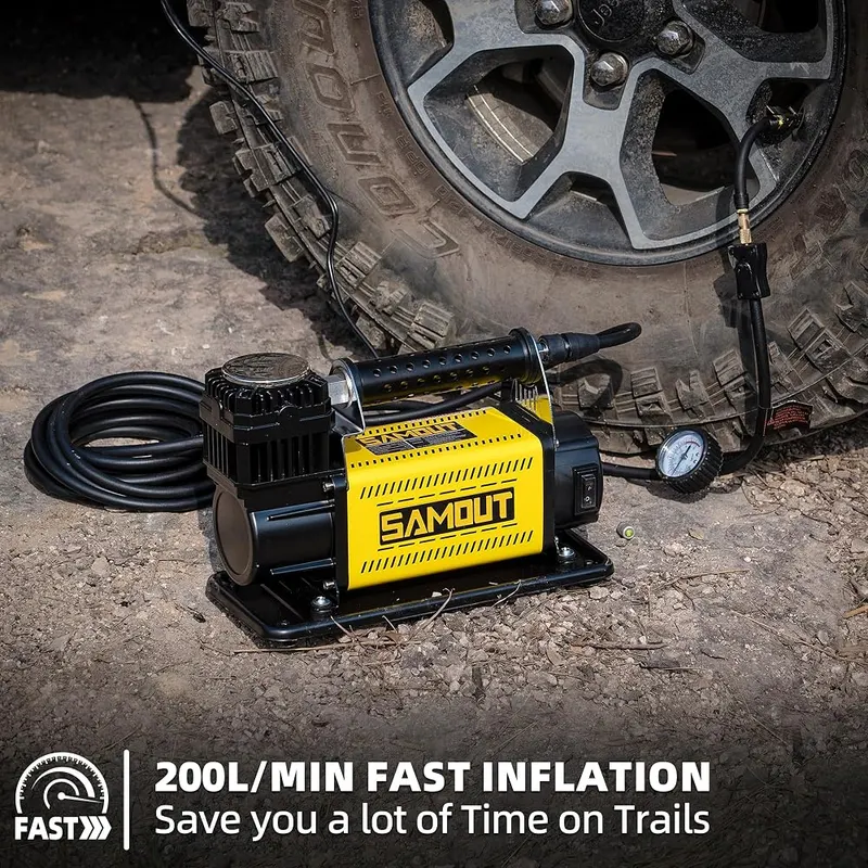 SAMOUT 12V Air Compressor – The SAMOUT Air Compressor, 7