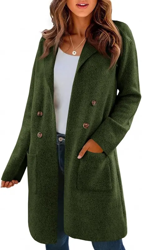 Saodimallsu Womens Long Cardigan Sweaters Open Front