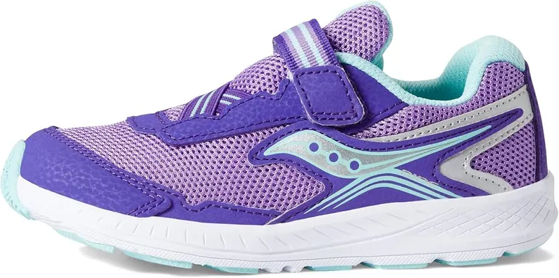 Saucony Ride 10 JR Purple – alternative closure for easy on and off