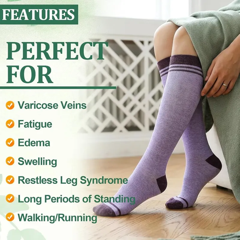 scenicamp 3 Pairs Bamboo Compression Socks – product photo 7 of 8