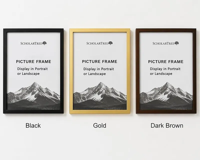 Scholartree 8.5×11 Picture Frame Black – product photo 7 of 8