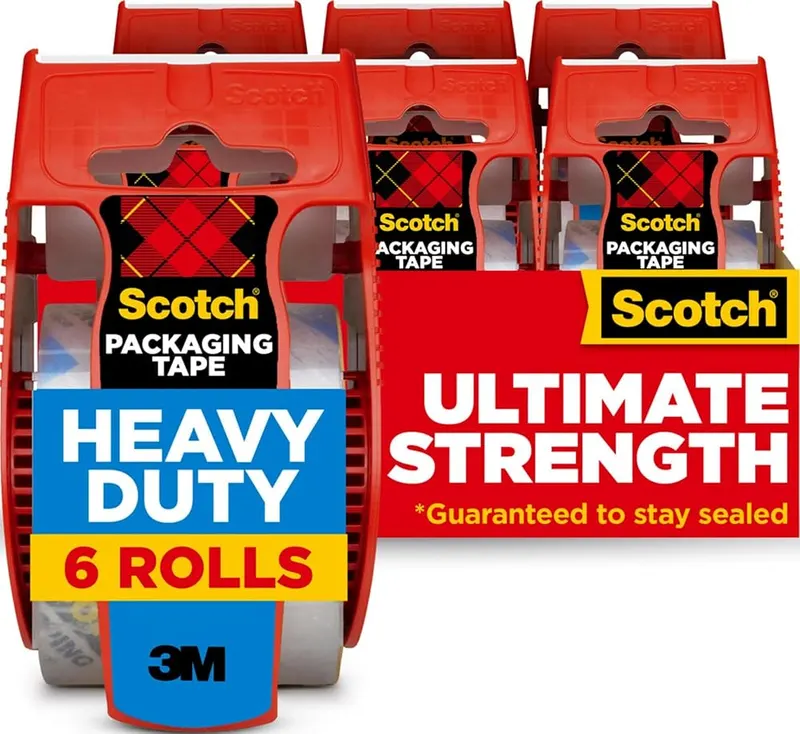 Scotch Heavy Duty Packing Tape Transparent in Transparent