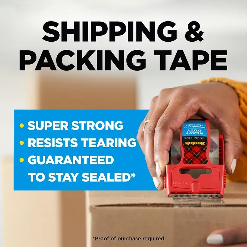 Scotch Heavy Duty Packing Tape Transparent – Packing Tape