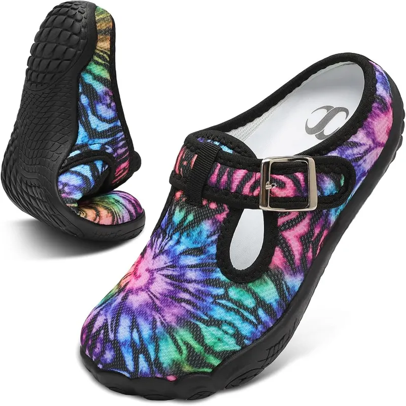 Scurtain Summer Mules in Mixblack