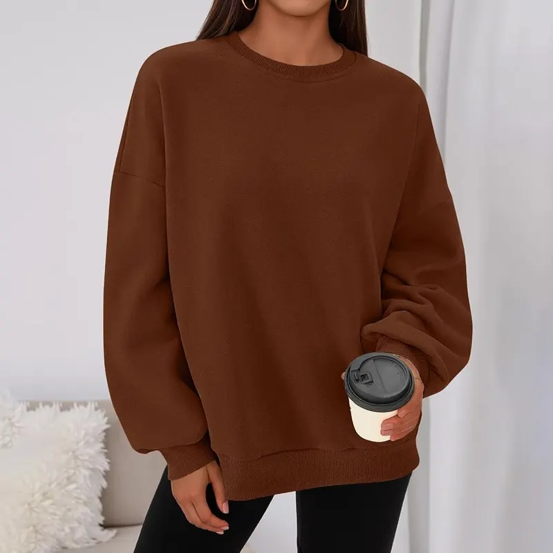 SdGgsgv Oversized Sweatshirt G05 Coffee – product photo 2 of 4