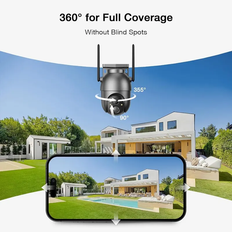SEHMUA Home Security Cameras Wireless Outdoor – 32GB encrypted storage in SehmuaHub