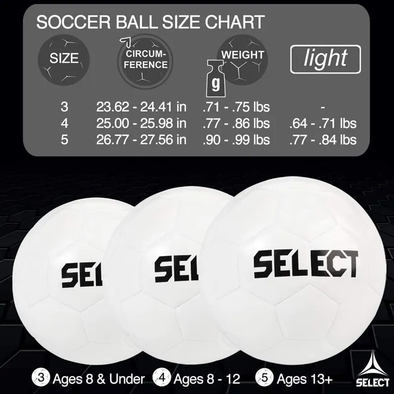 Select Classic V21 Soccer Ball – Soft, Durable Cover
