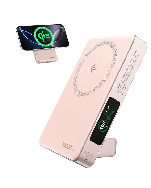 Selore&S-Global Magnetic Portable Charger in Pink
