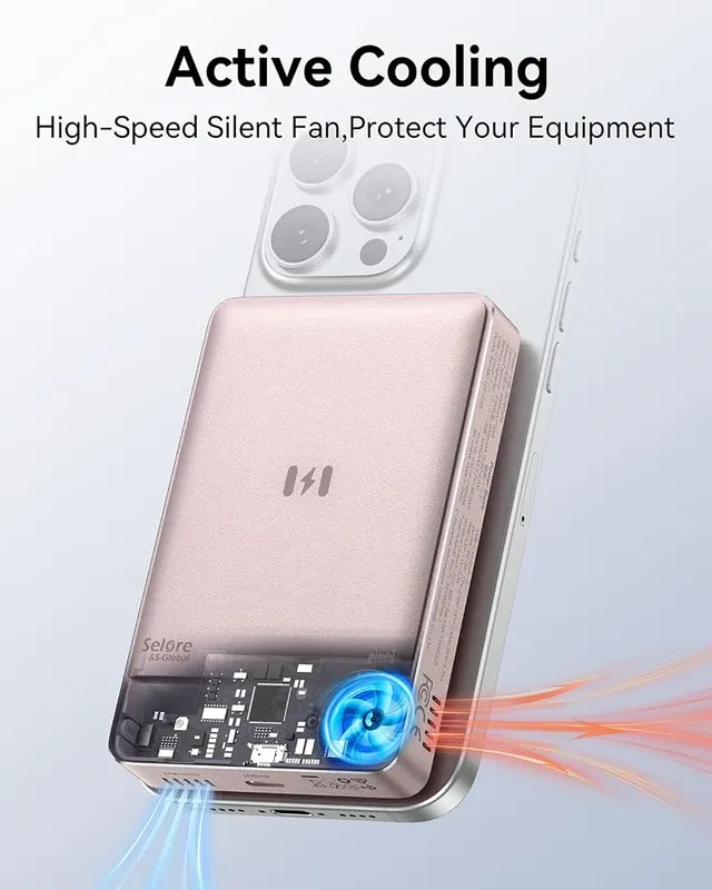 Selore&S-Global Magnetic Portable Charger – 10000mAh magnetic power bank