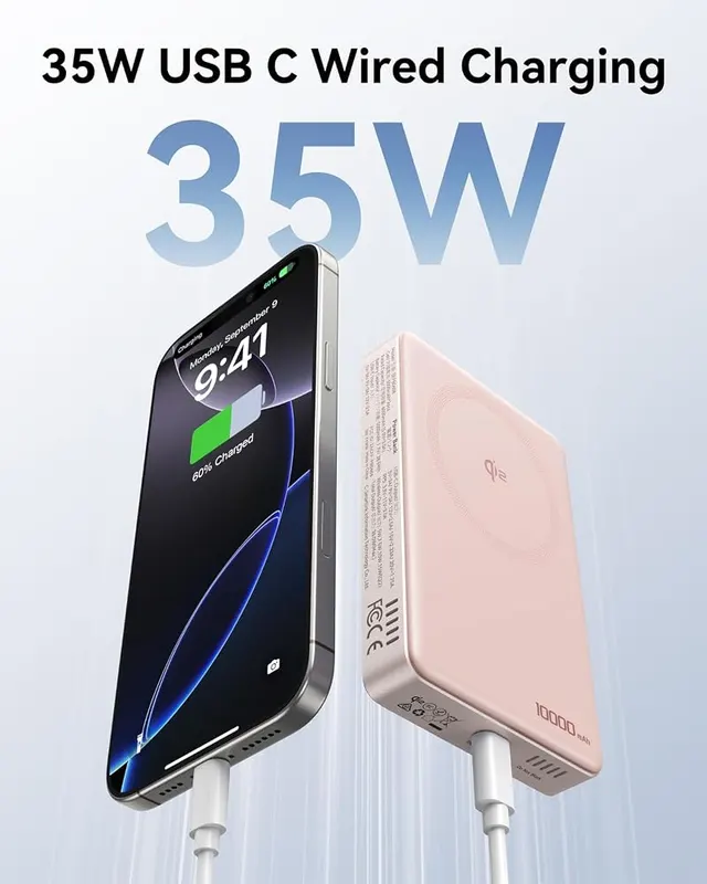 Selore&S-Global Magnetic Portable Charger – 35W USB-C wired output