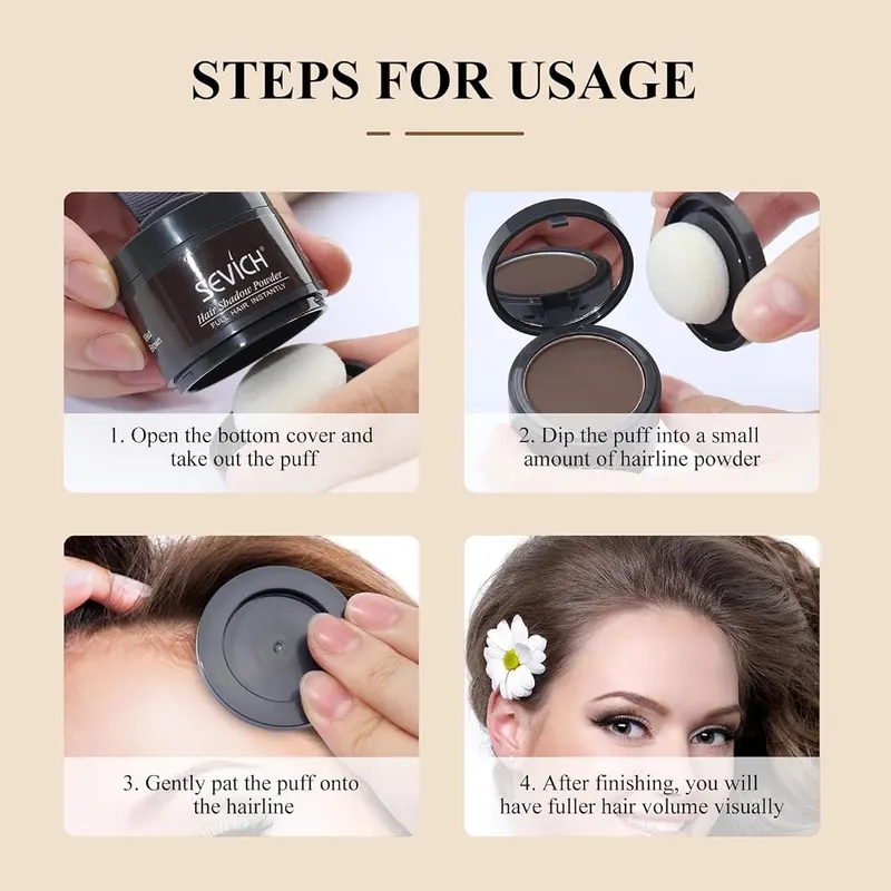 SEVICH Instantly Hairline Shadow – Eyebrows and beard use