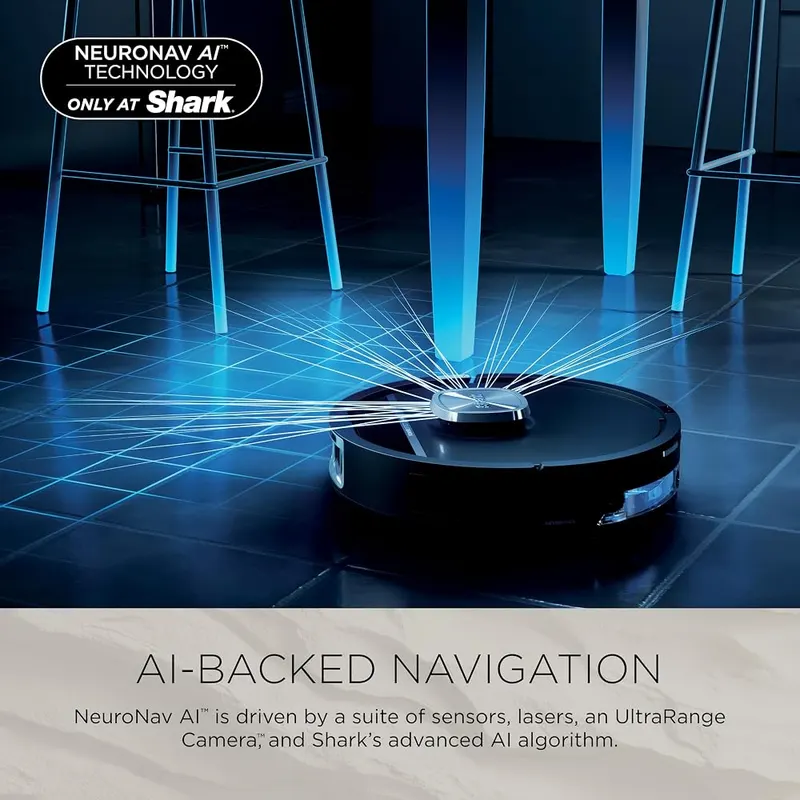 Shark UV Reveal PowerDetect Robot Vacuum – Neverstop Battery