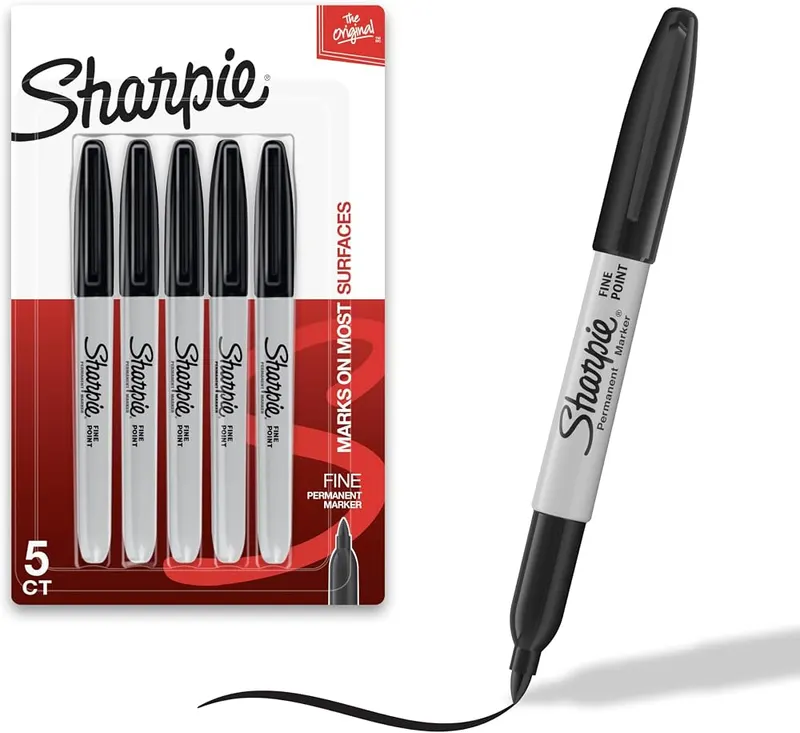 Sharpie Permanent Markers 5 Count (Pack of 1)