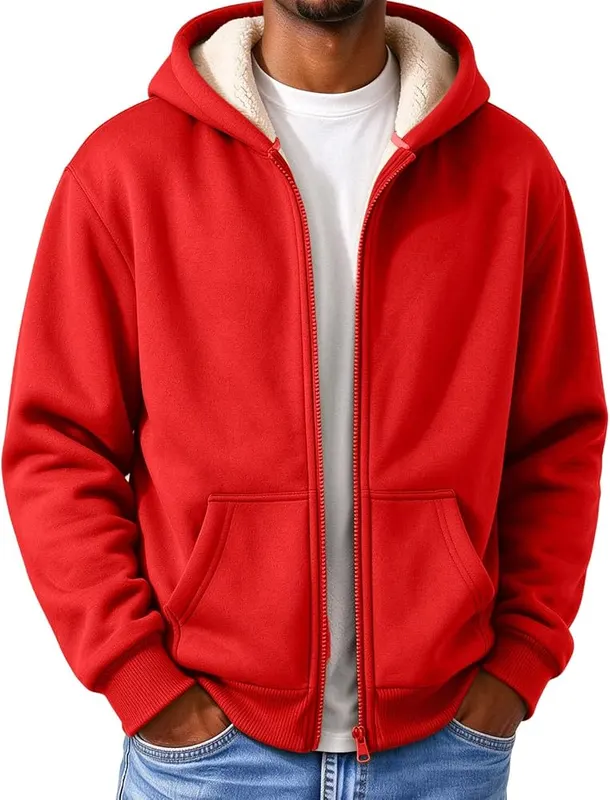 Sherpa Lined Jacket Men Big and Tall