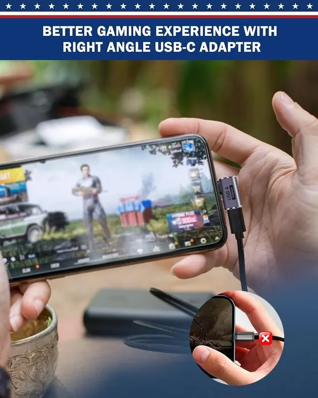 ShineeKee 90 Degree Right Angle USB C – Solving Trouble