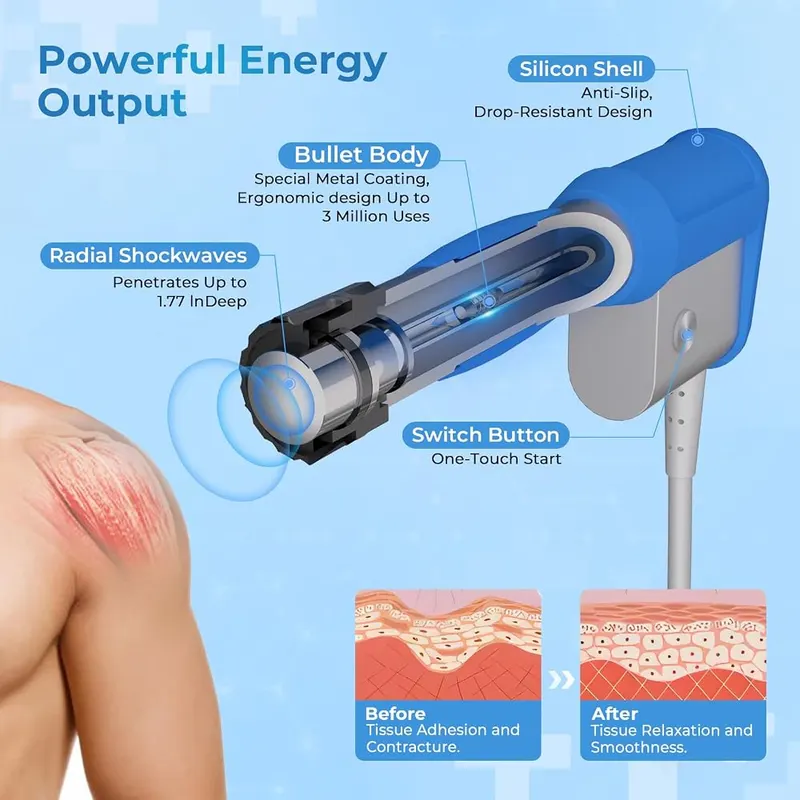 SHOCK VITALIZE Shock Therapy Machine – User friendly high definition touch screen