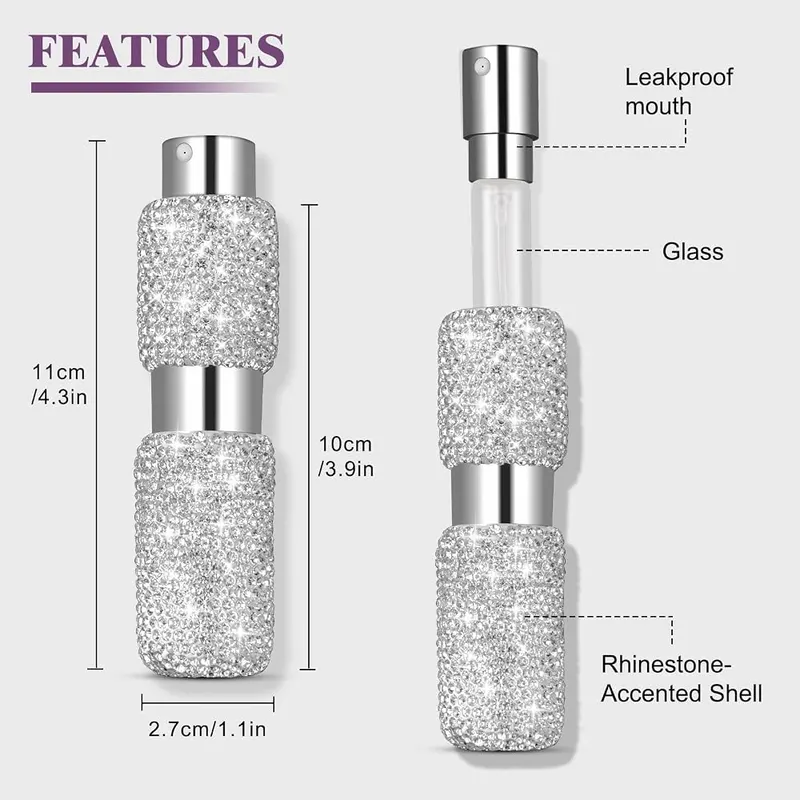 Shyshining 8ML Travel Perfume Bottle Refillable 1PC – Well Designed