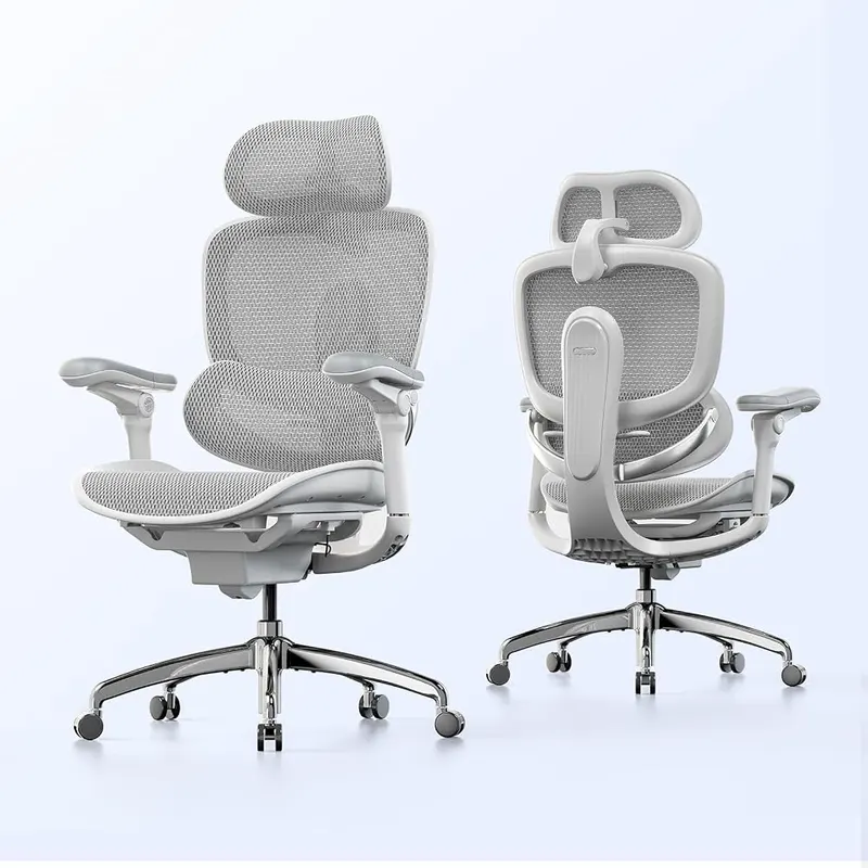 SIHOO Doro C300 Pro V2 Ergonomic Office 8D White in White