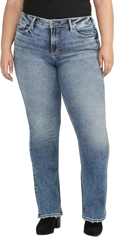 Silver Jeans Co. Plus Size Suki Mid Rise