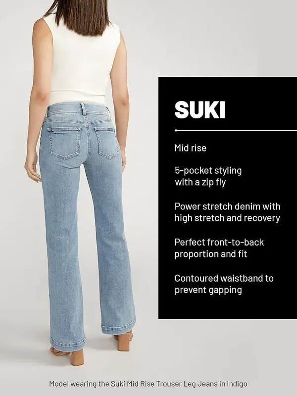 Silver Jeans Co. Plus Size Suki Mid Rise – Curvy Comfort