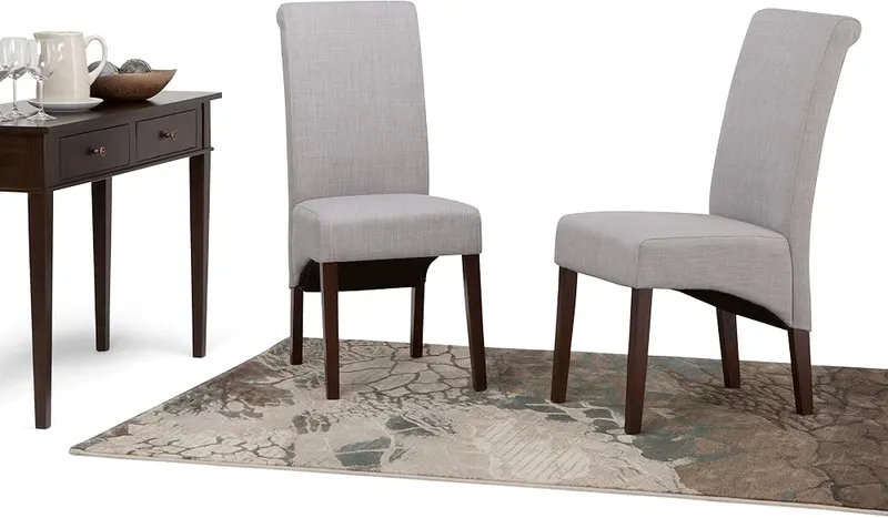 SIMPLIHOME Avalon Linen-Style Parsons Dining Chairs – product photo 3 of 9