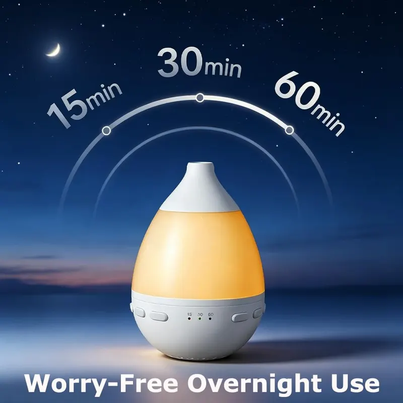SINGMIO M10 White Noise Sound Machine – Compact egg-shaped portable design