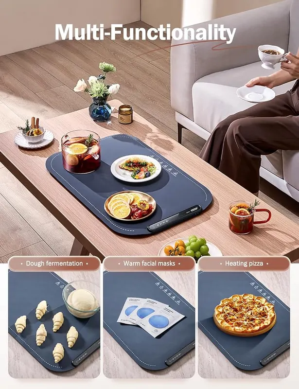 SINOPUREN Food Warming Mat – Three simple temperature adjustment levels