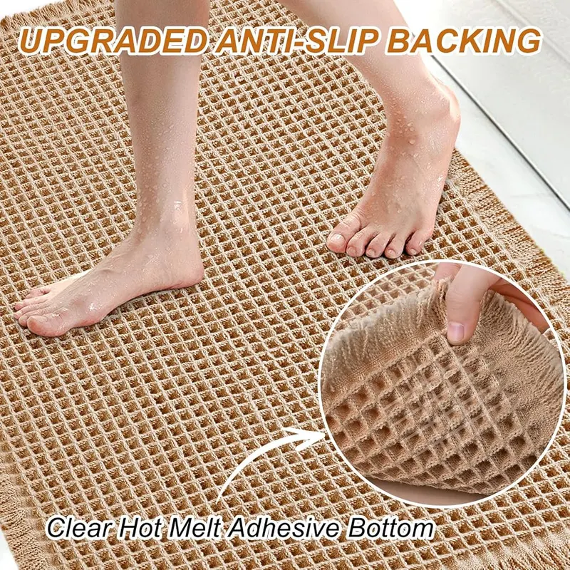 Siyaluens Luxury Waffle Bath Mat – product photo 8 of 9
