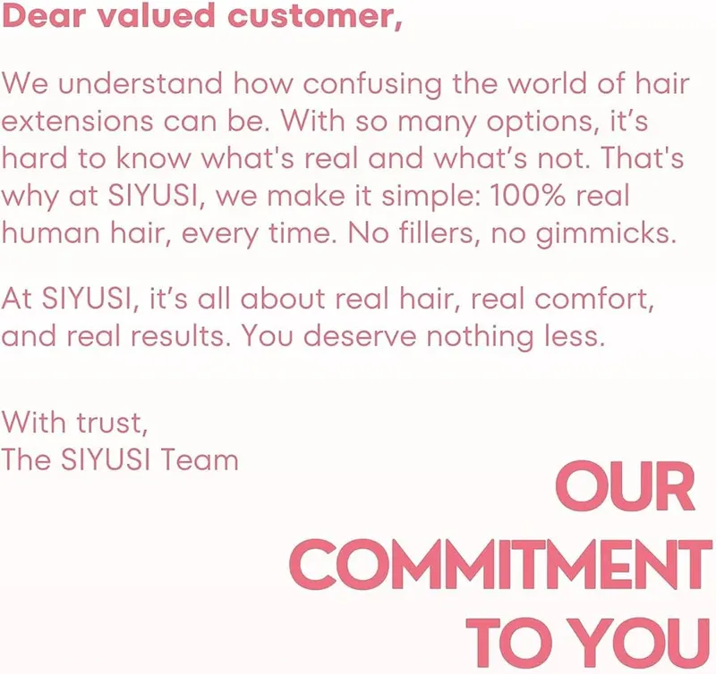 SIYUSI Kinky Curly Clip In Extensions – product photo 9 of 9