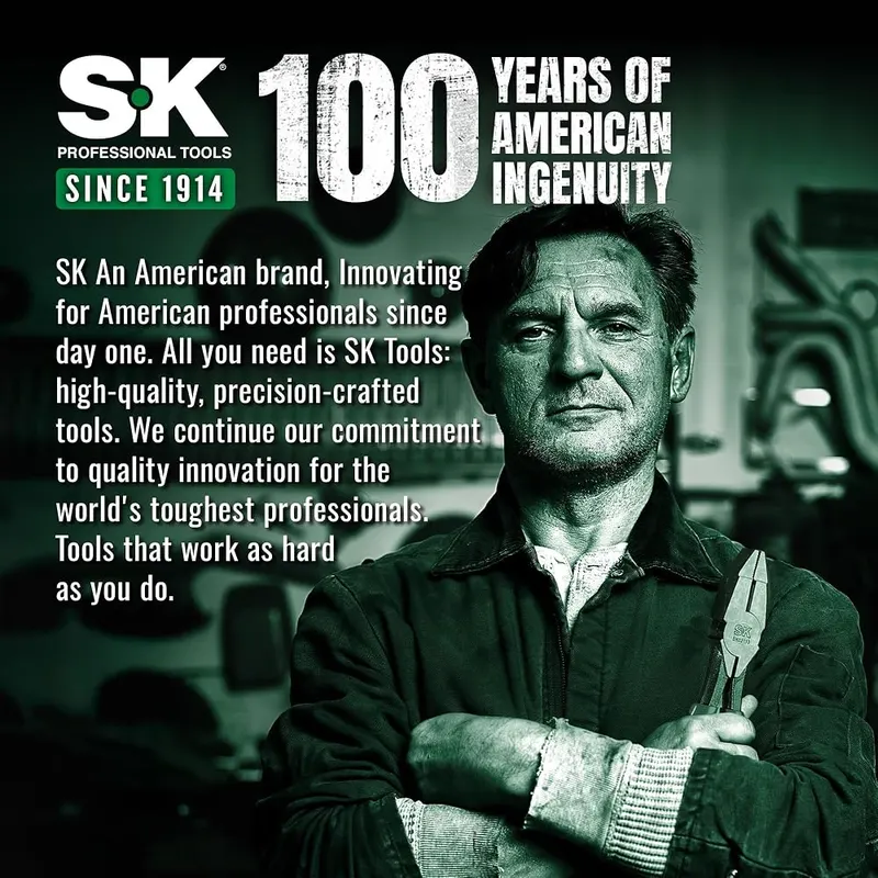 SK 10-Inch Tin Snips Heavy Duty – The blade is crafted of high strength drop