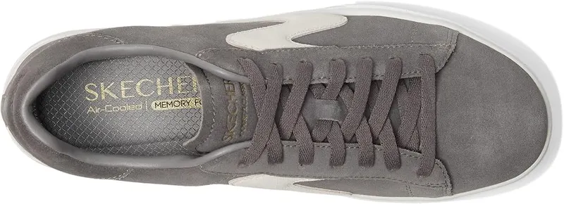 Skechers Court Classics Men’s – Skechers Air-Cooled Memory Foam cushioned comfort insole