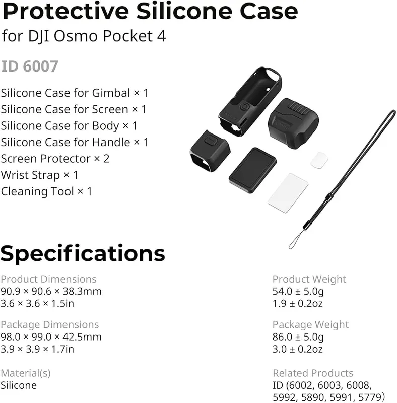 SMALLRIG Silicone Protective Case – SmallRig model 6007