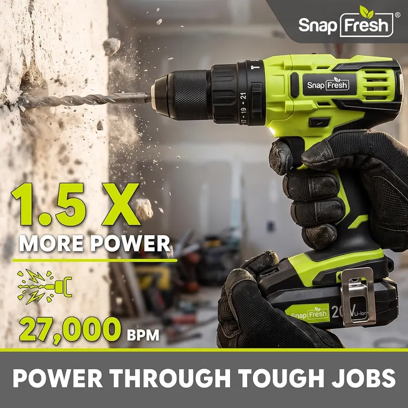 SnapFresh 20V Cordless Impact Dril1 – Cordless impact driver design