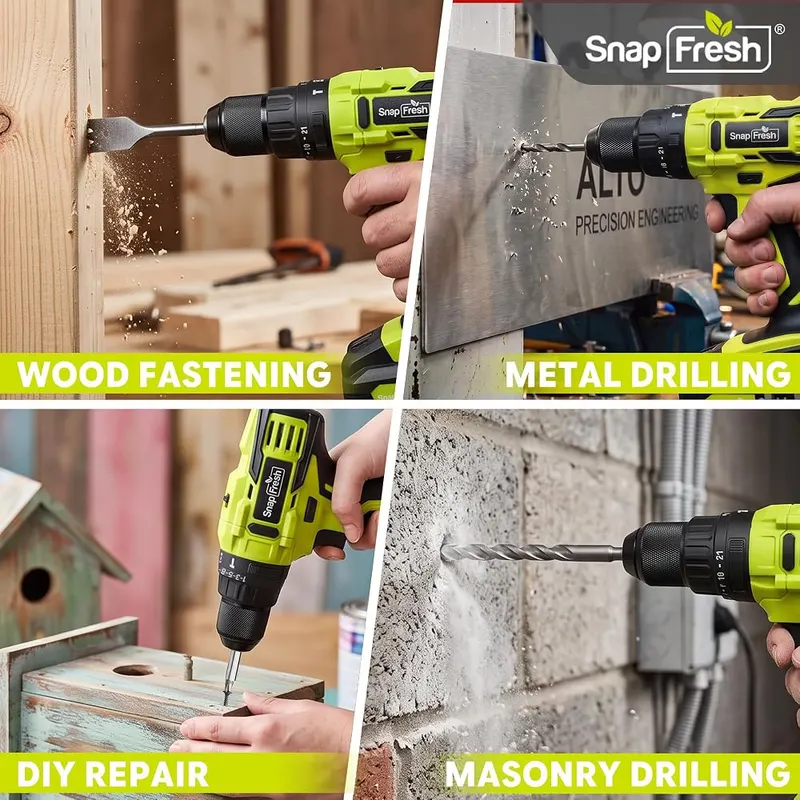 SnapFresh 20V Cordless Impact Dril1 – product photo 8 of 9