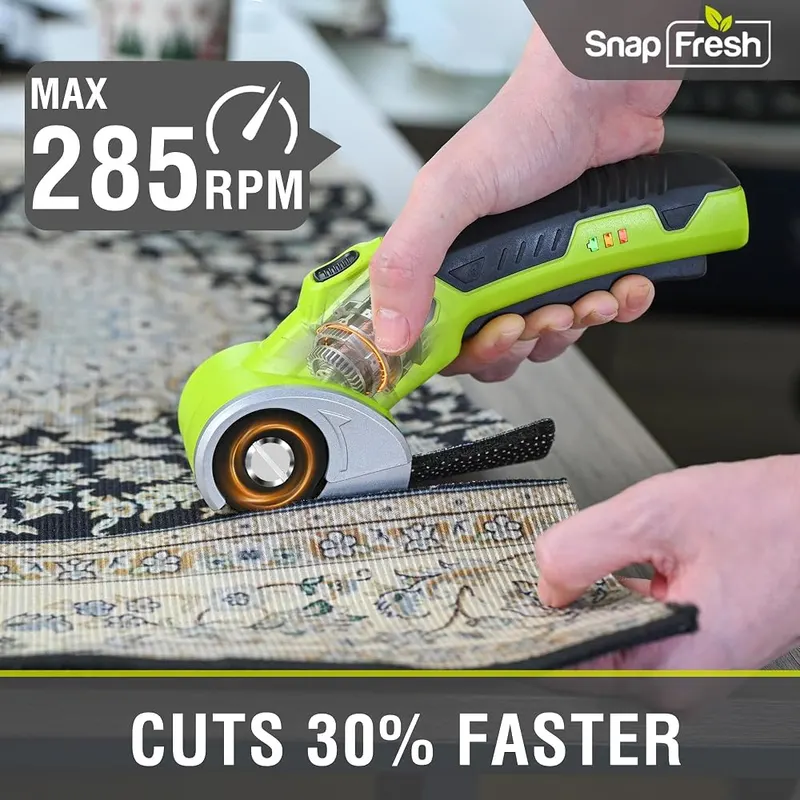 SnapFresh 4V Cordless Electric Scissors – Cordless electric scissors with battery