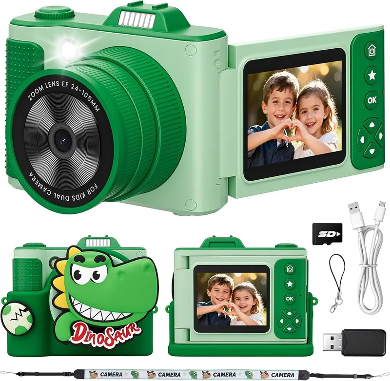 SnapMem Kids Camera Green in Green