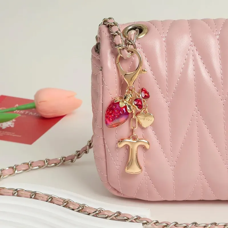Snycler Bubble Initial Keychain Bag Charms – Skin-Friendly Material