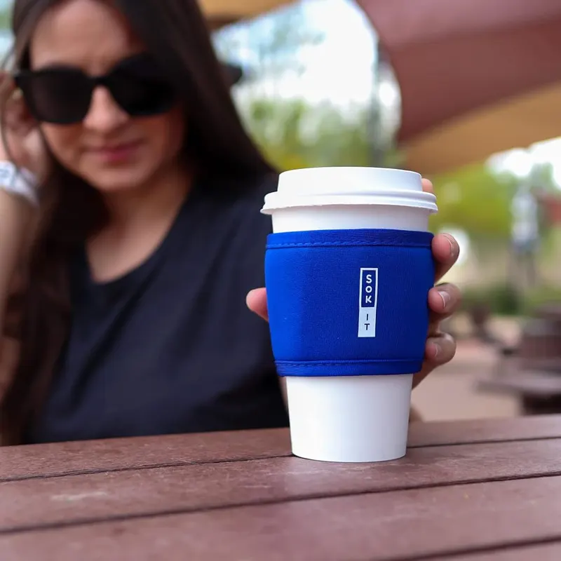 Sok It HotSok Coffee & Tea Reusable Insulated – Fits A Variety of Cup Sizes