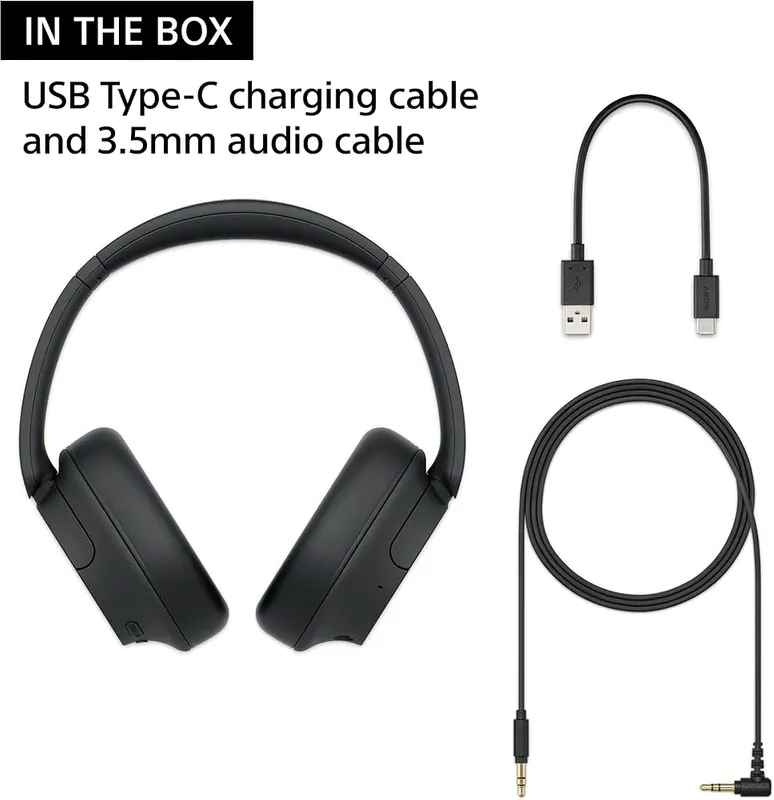 Sony WH-CH720N Wireless Noise Cancelling Over-Ear Headphones – product photo 7 of 9