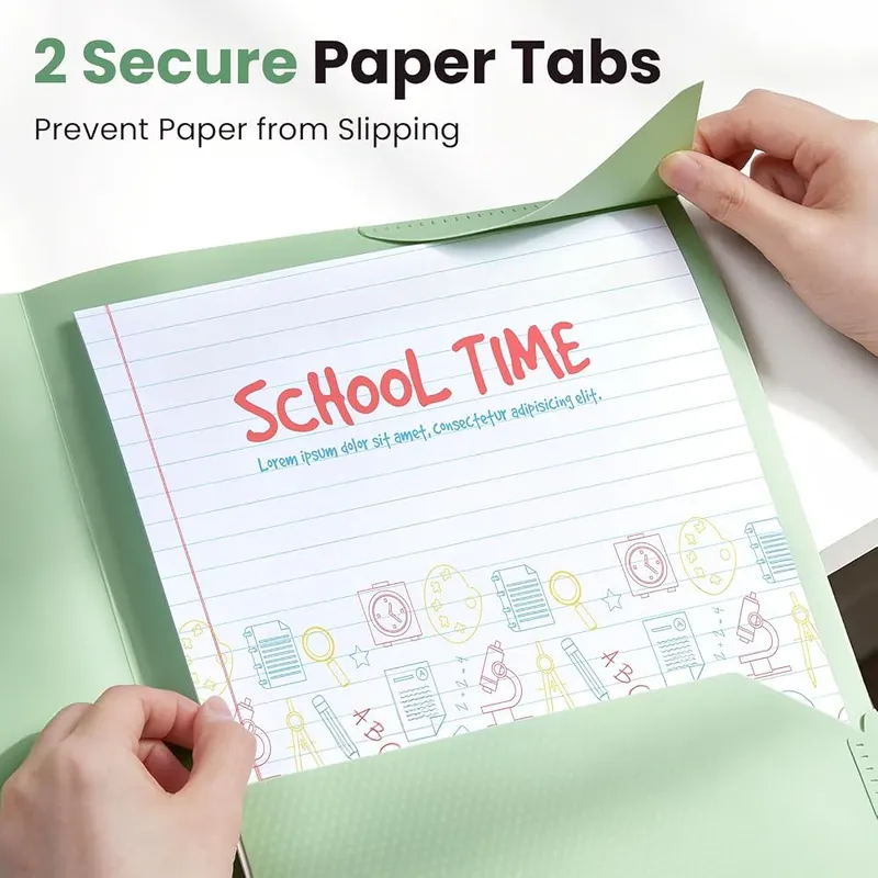 Sooez 1 Pack Plastic Folder A4/Letter – Large Capacity