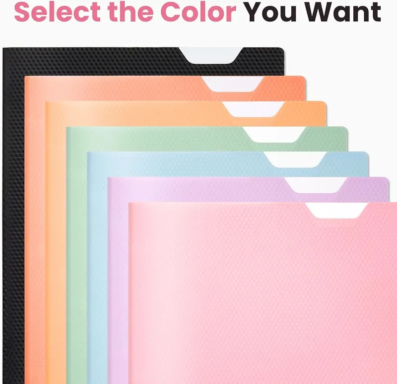 Sooez 1 Pack Plastic Folder A4/Letter – Office, Home & School Supplies