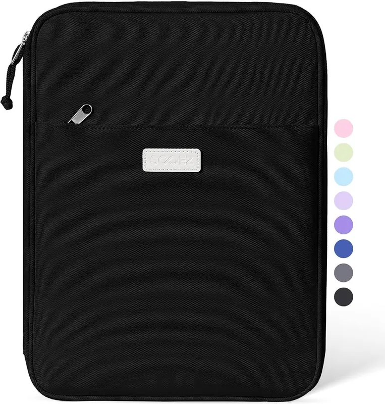 Sooez Zipper Binder Bag 500-Sheet