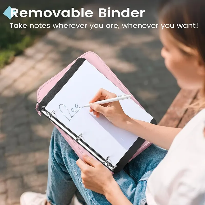 Sooez Zipper Binder Bag 500-Sheet – product photo 7 of 8