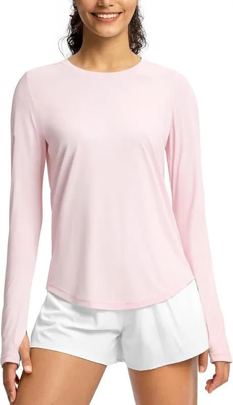 Soothfeel Lightweight Long Sleeve Workout Tops – Lightweight quick-dry long sleeve top