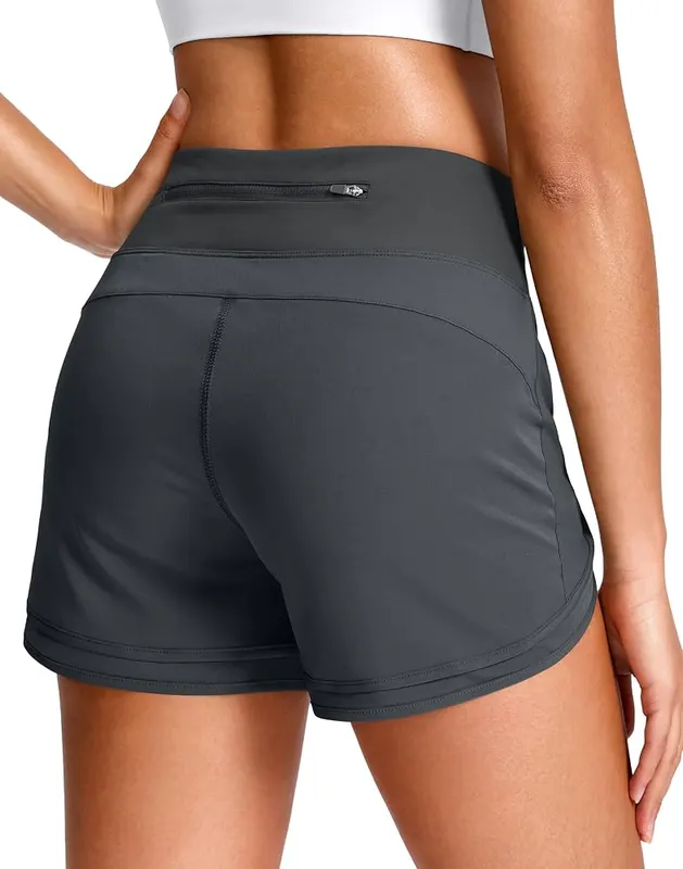 Soothfeel Women’s 3″ Athletic Running Shorts