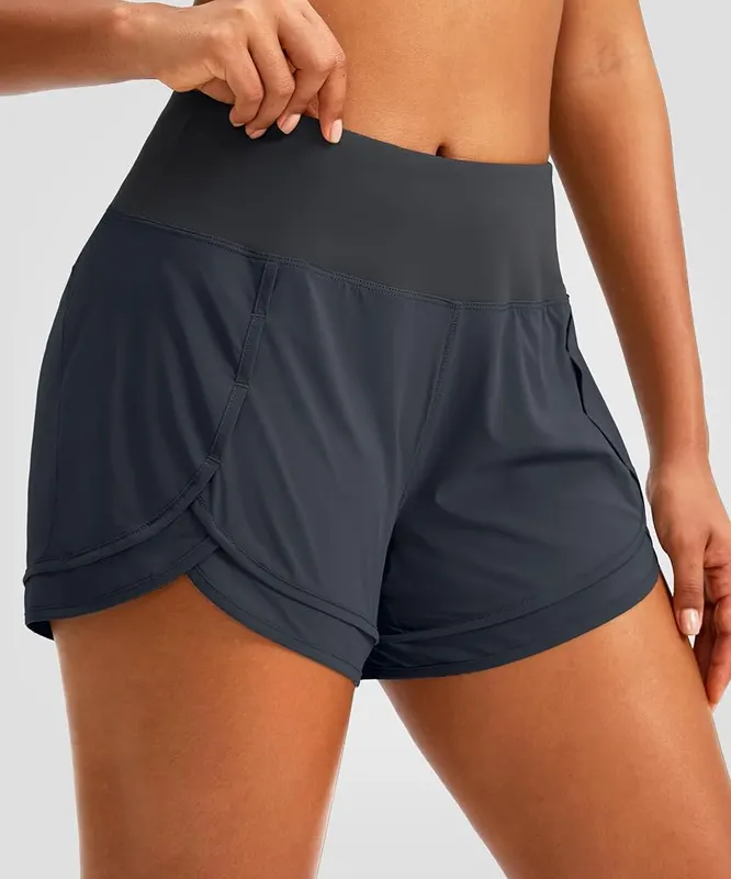 Soothfeel Women’s 3″ Athletic Running Shorts – 3-inch athletic running cut