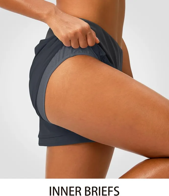Soothfeel Women’s 3″ Athletic Running Shorts – Women's sizing starting at XS