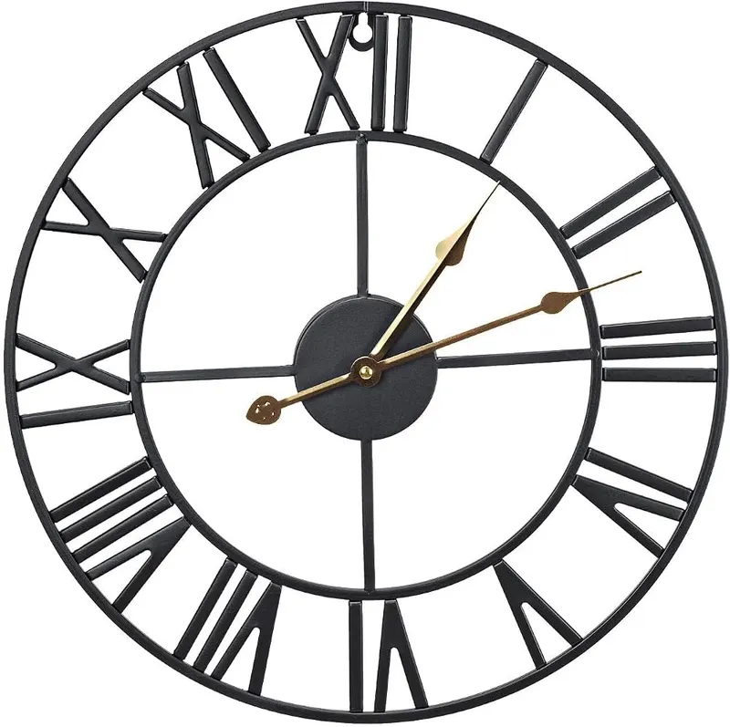 Sorbus Big Wall Clock in Black