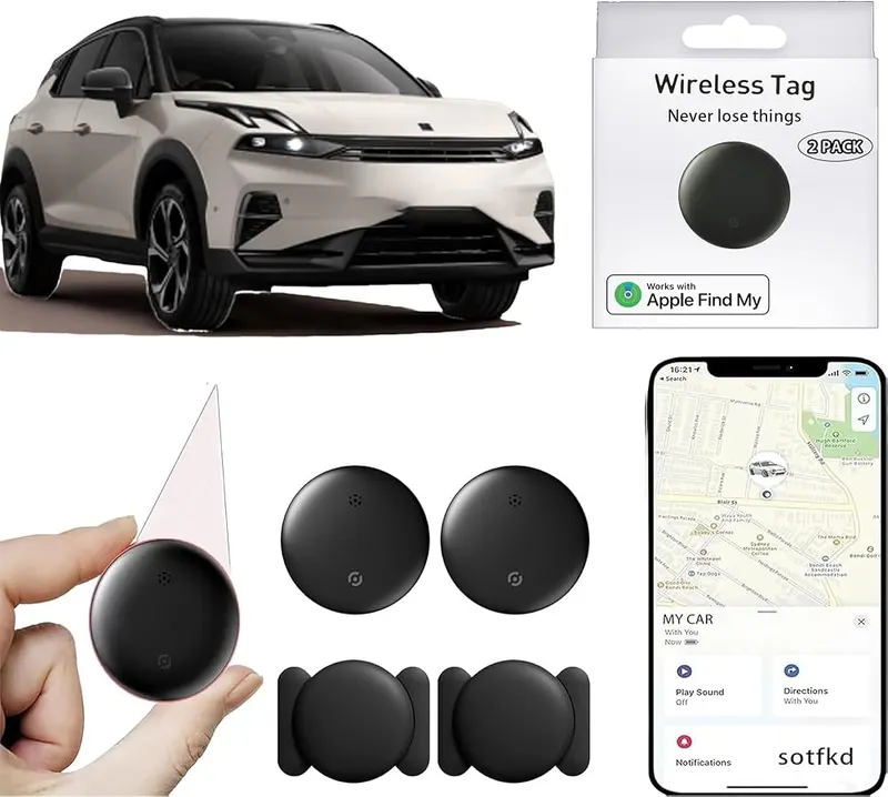 sotfkd 2 Pack GPS Tracker